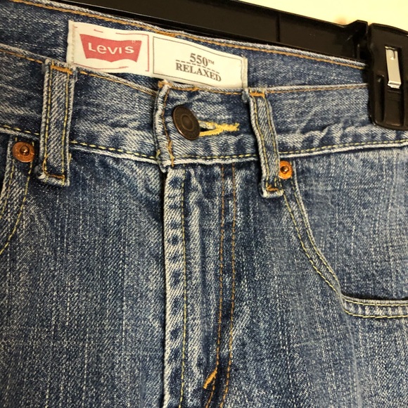 Boys Levi’s 550 Relaxed Fit Denim Blue Jeans - Picture 8 of 15